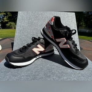 New Balance 515 V3 Black Leopard Tropical Floral Sneakers NWOTS